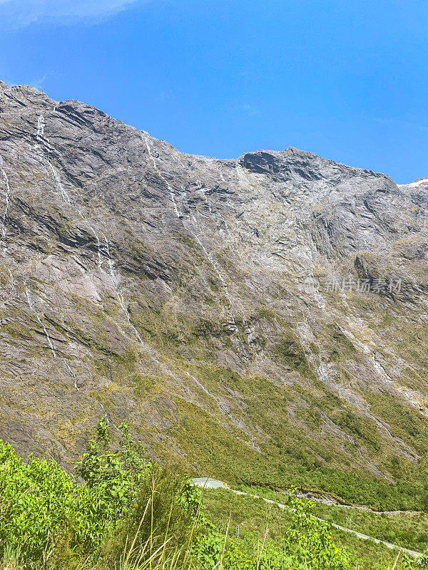 新西兰94号国道，Te Anau-Milford Hwy，峡湾国家公园的Gertrude山谷瞭望台，新西兰